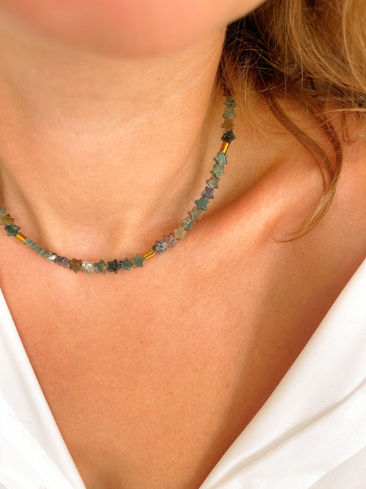 Collier TITO - Agate indienne