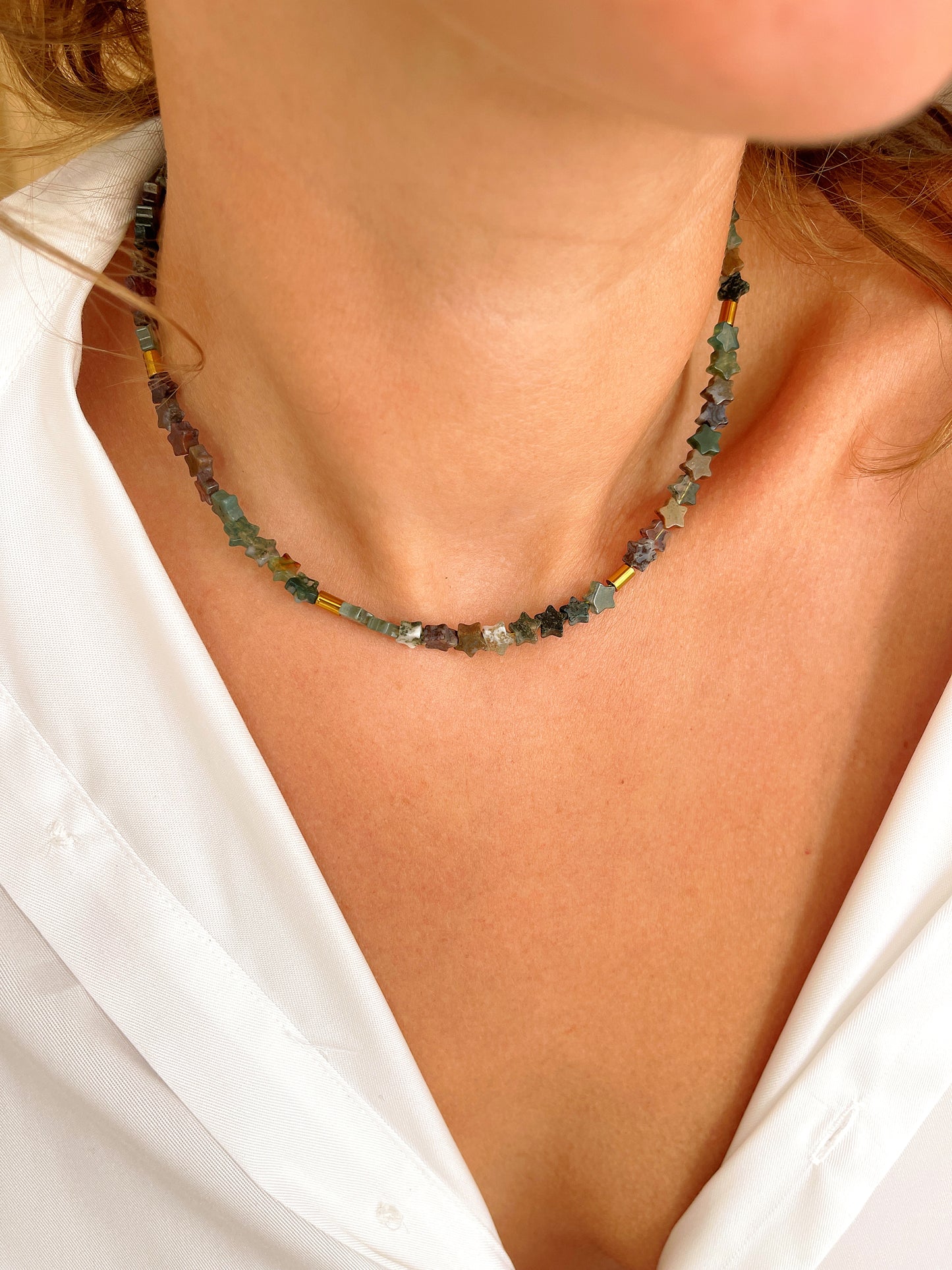 Collier TITO - Agate indienne