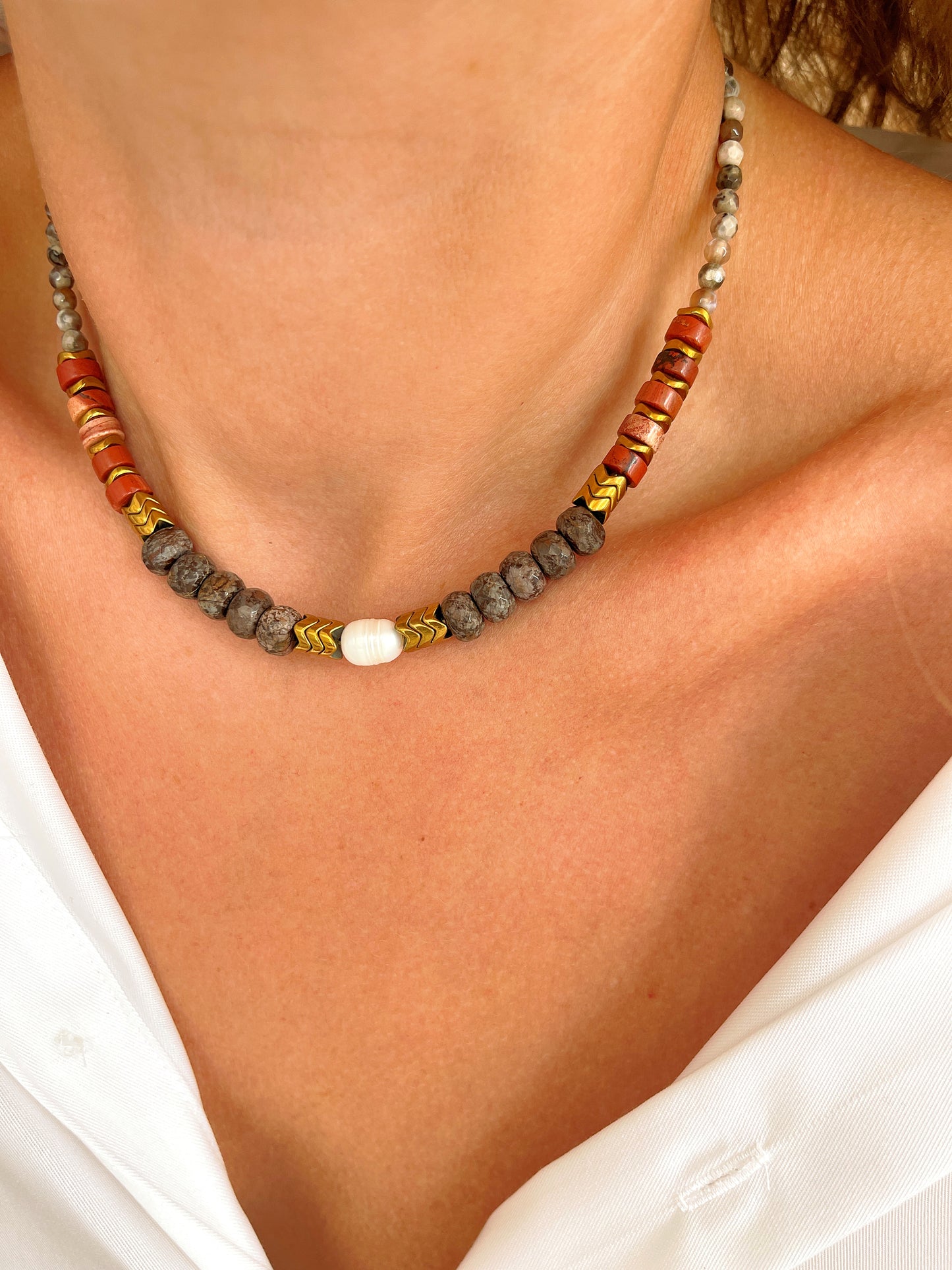 Collier OCTAVE - Agate