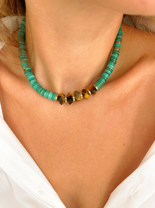 Collier THELMA - Emeraude