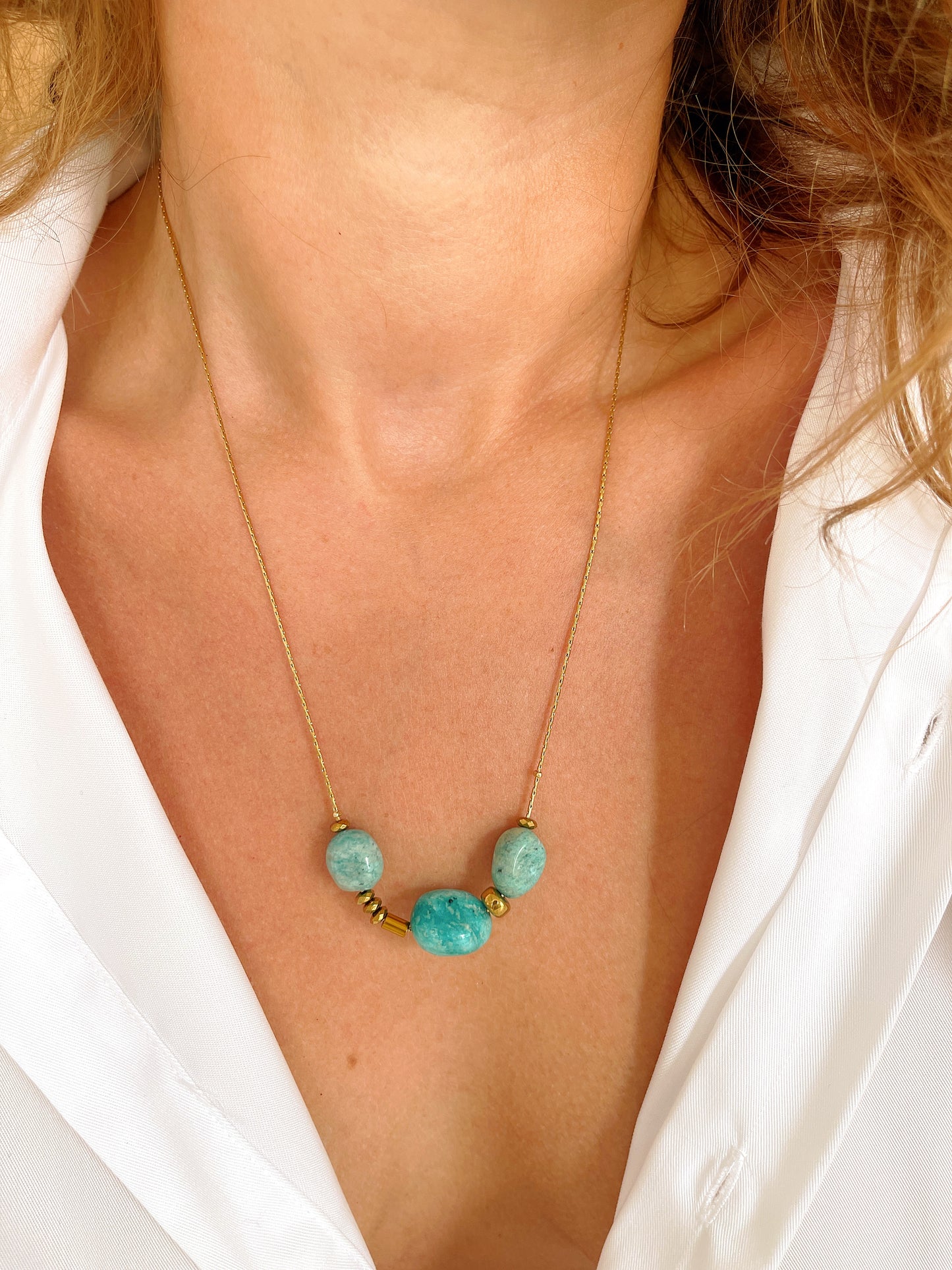 Collier TYAGONA - Amazonite