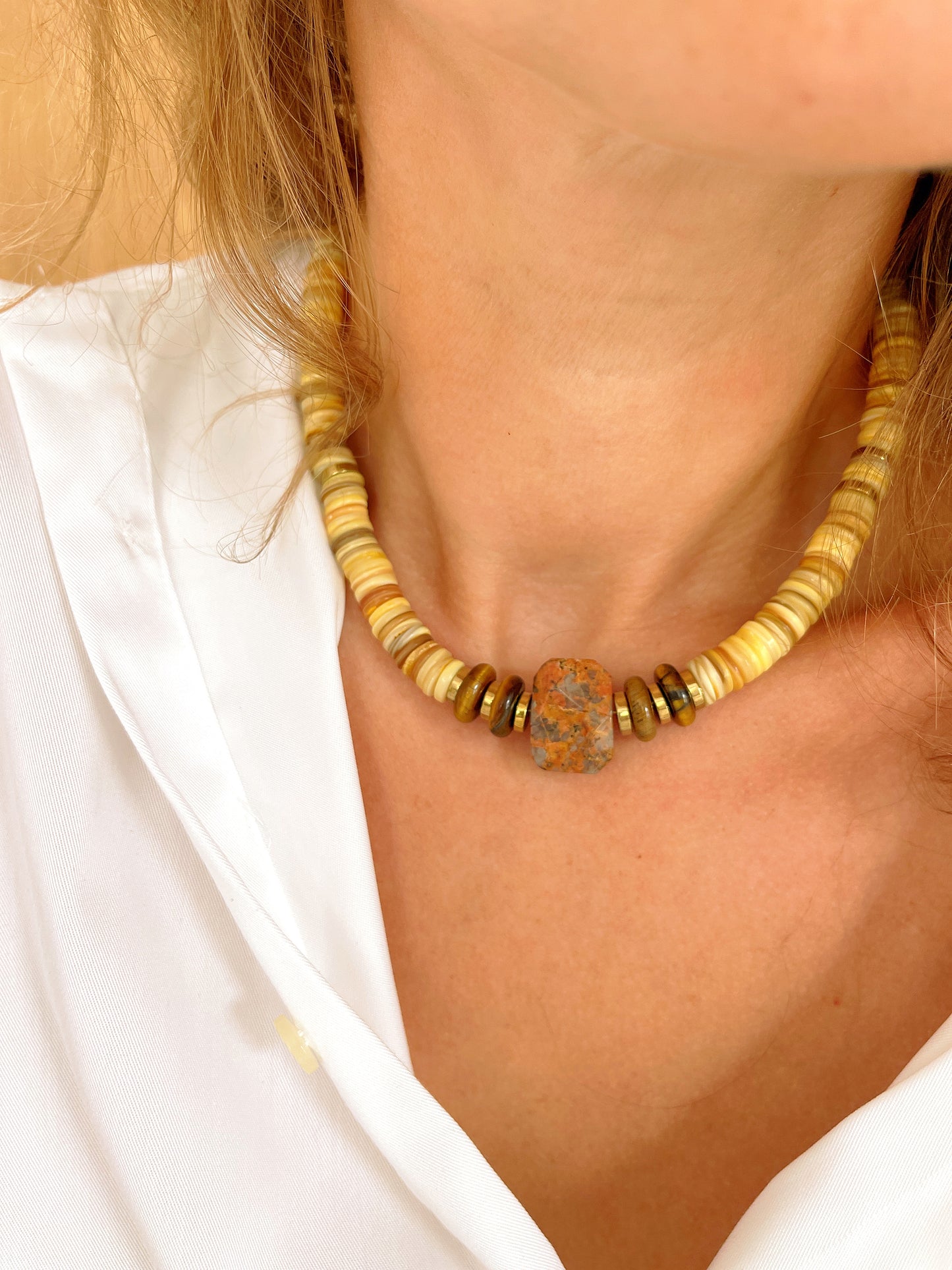 Collier THELMA - Beurre