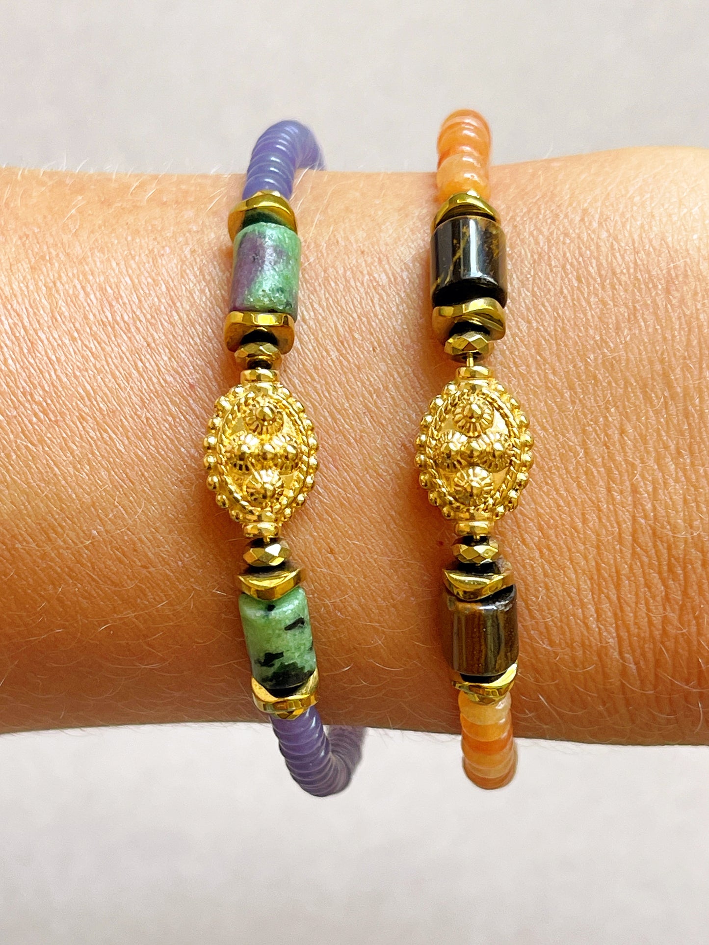 Bracelet THAN - Aventurine rouge