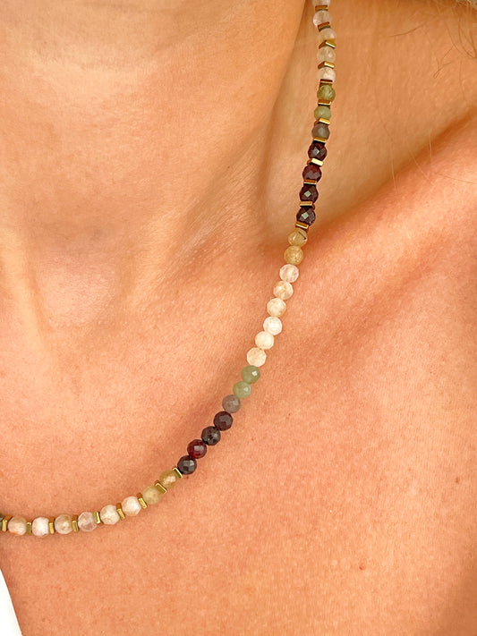 Collier THELMANE - Mousse épicée