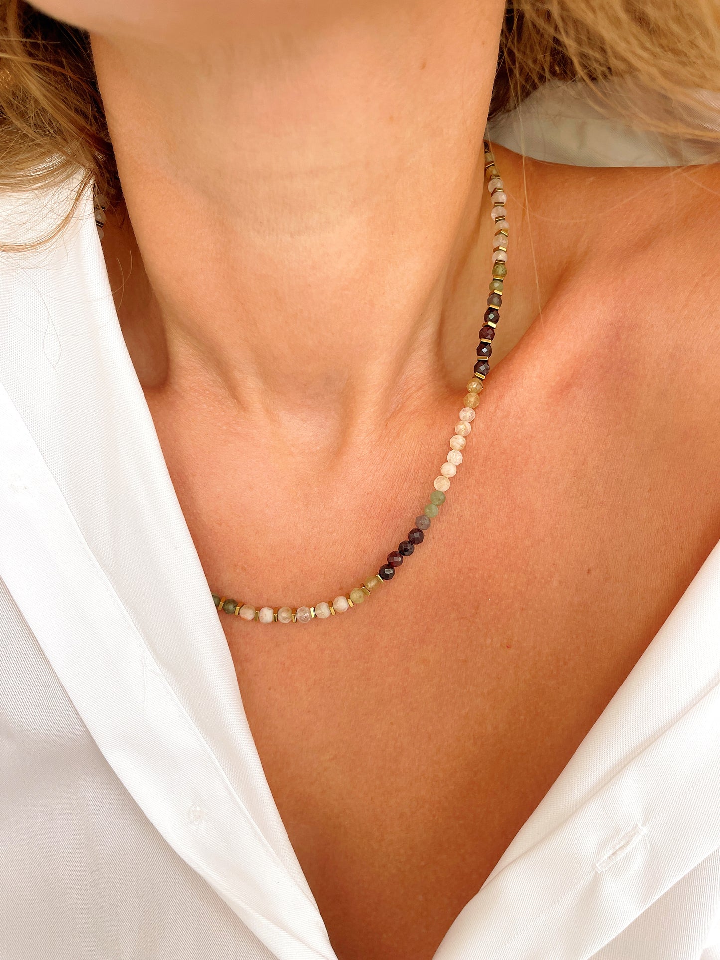 Collier THELMANE - Mousse épicée