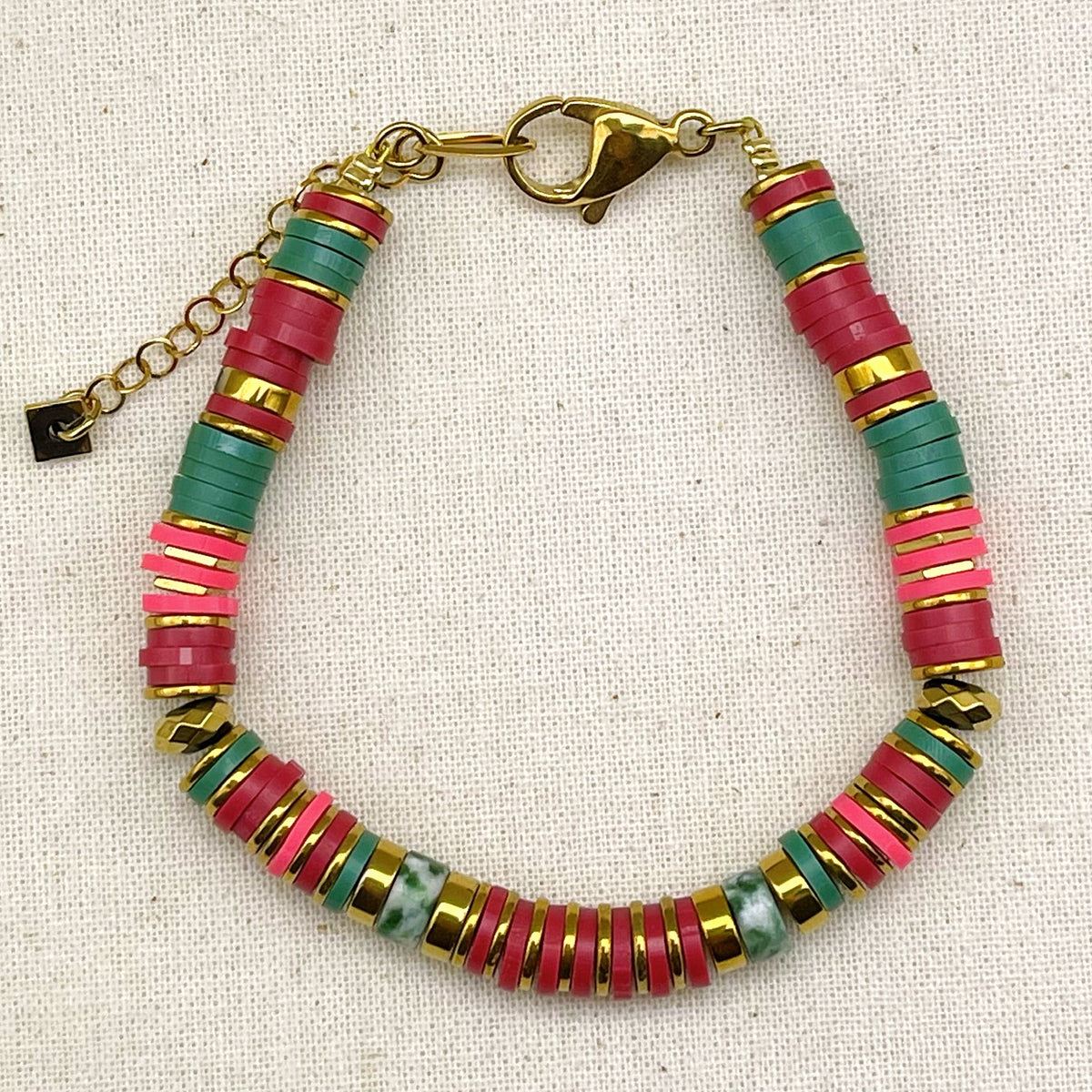 Bracelet LUNA - red cactus