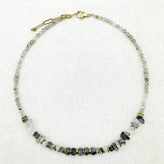 Collier MARIUS - labradorite
