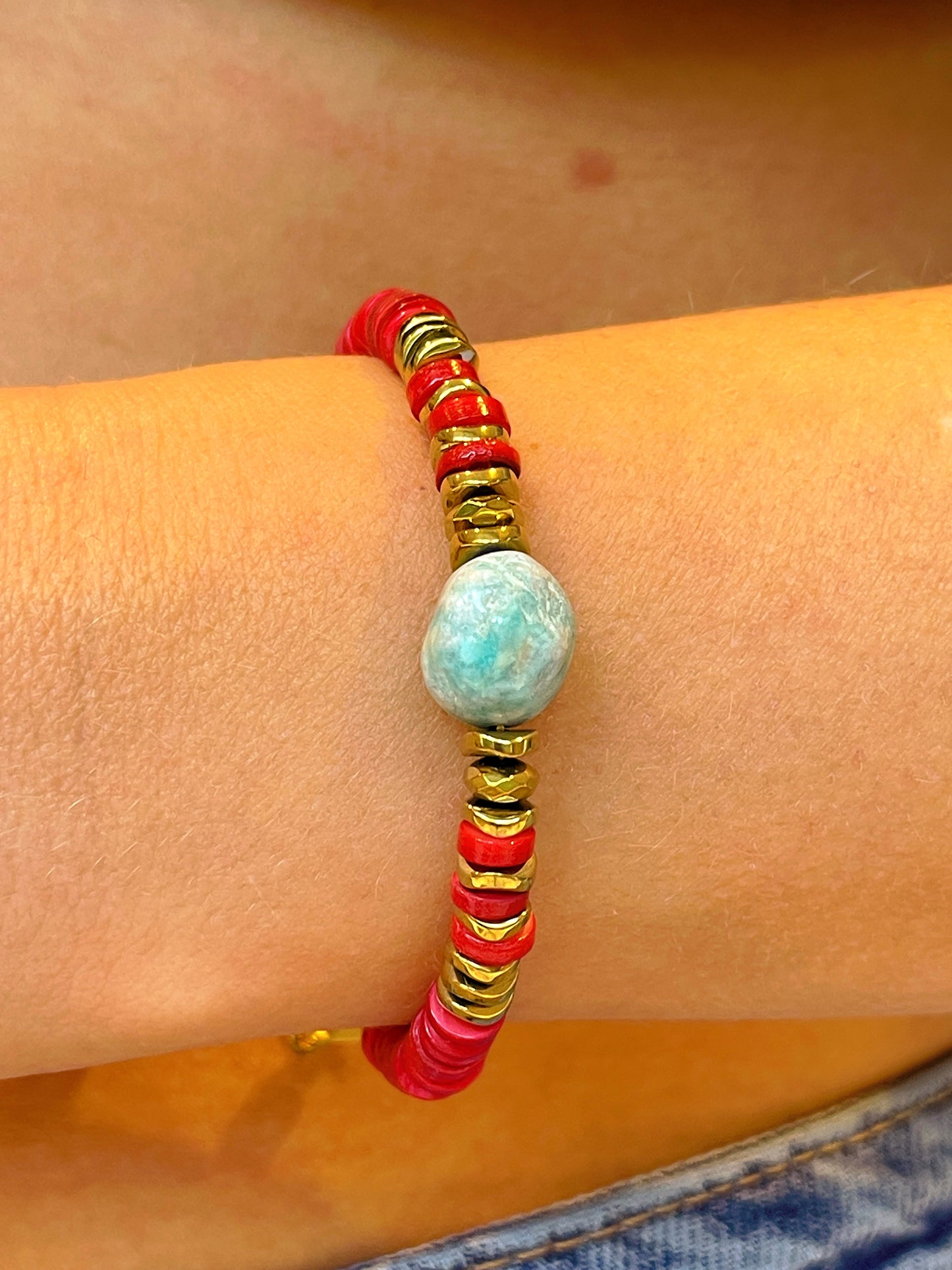 Bracelet ULIANA - Cerise