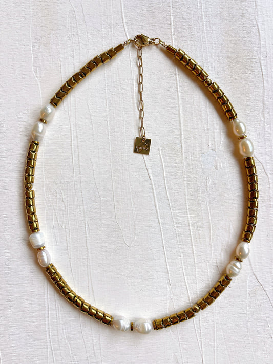 Collier URIEL - Perle d'eau douce