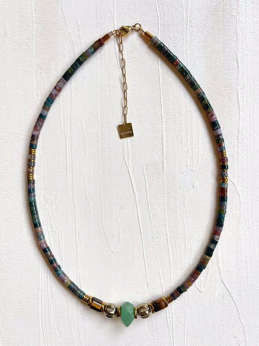 Collier UBUD - Agate indienne