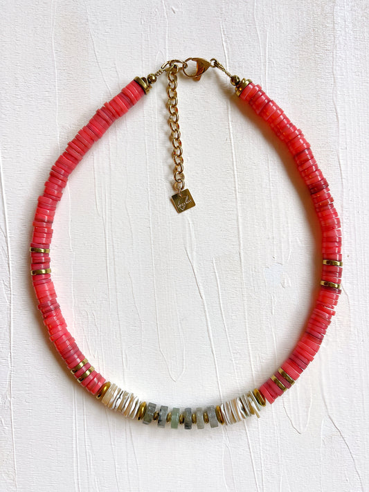 Collier THELMA - Corail
