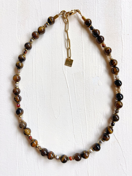 Collier URIS - Oeil de tigre