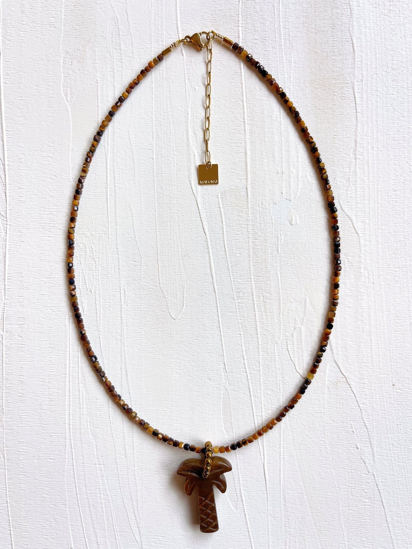 Collier UNAÉ - Oeil de tigre