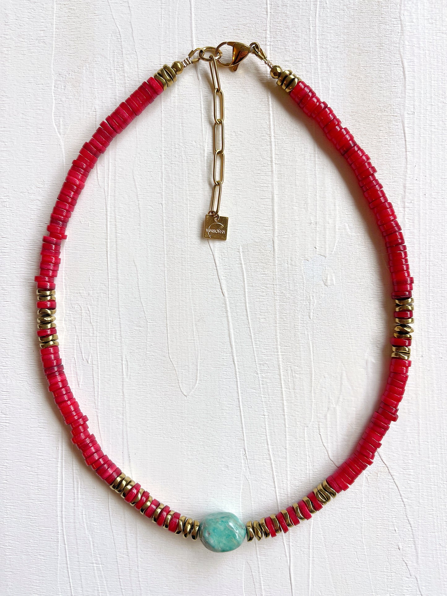 Collier UMA - Cerise