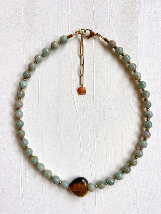 Collier UMBERTO - Amazonite