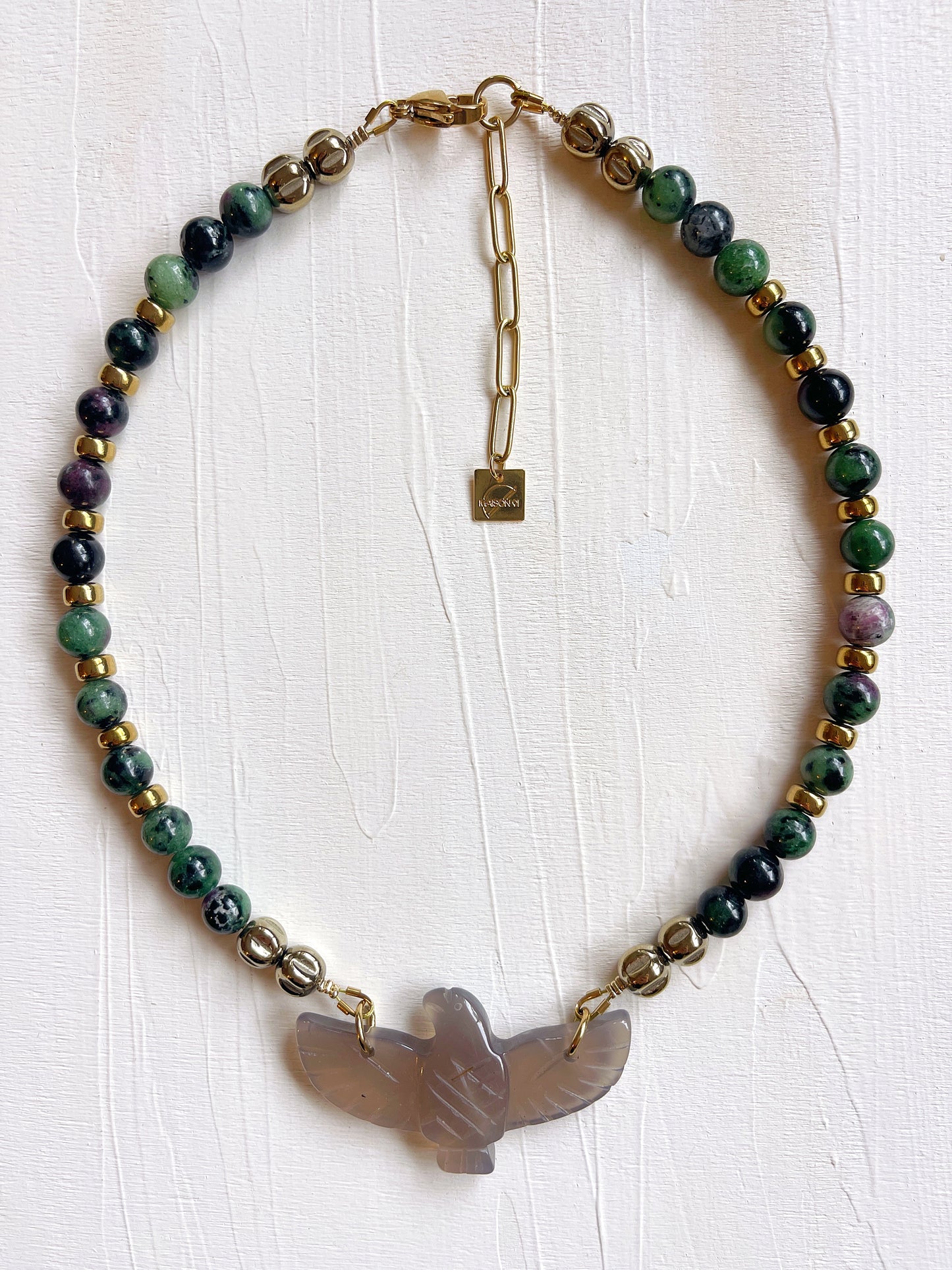 Collier UMI - Rubis zoïsite
