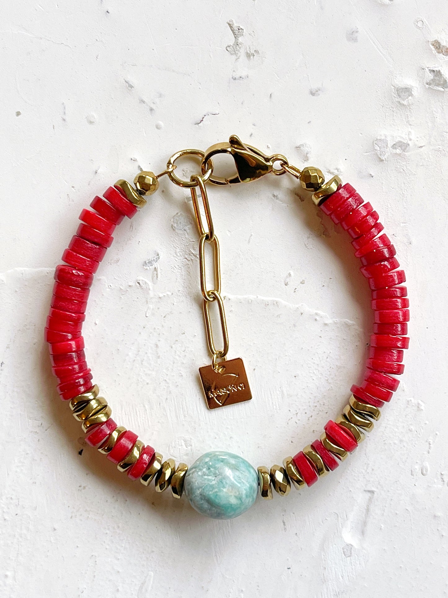 Bracelet ULIANA - Cerise