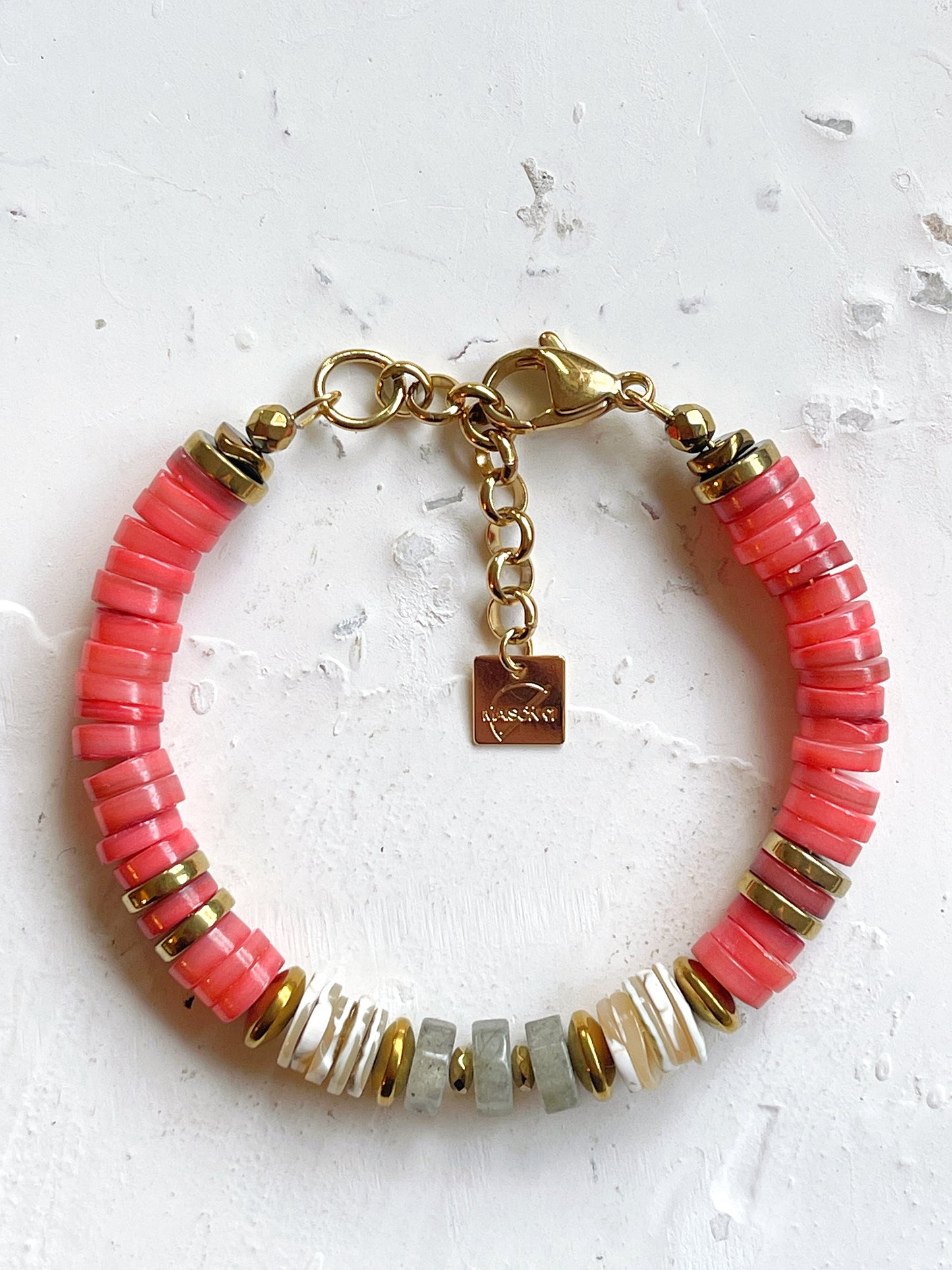 Bracelet TOINON - Corail
