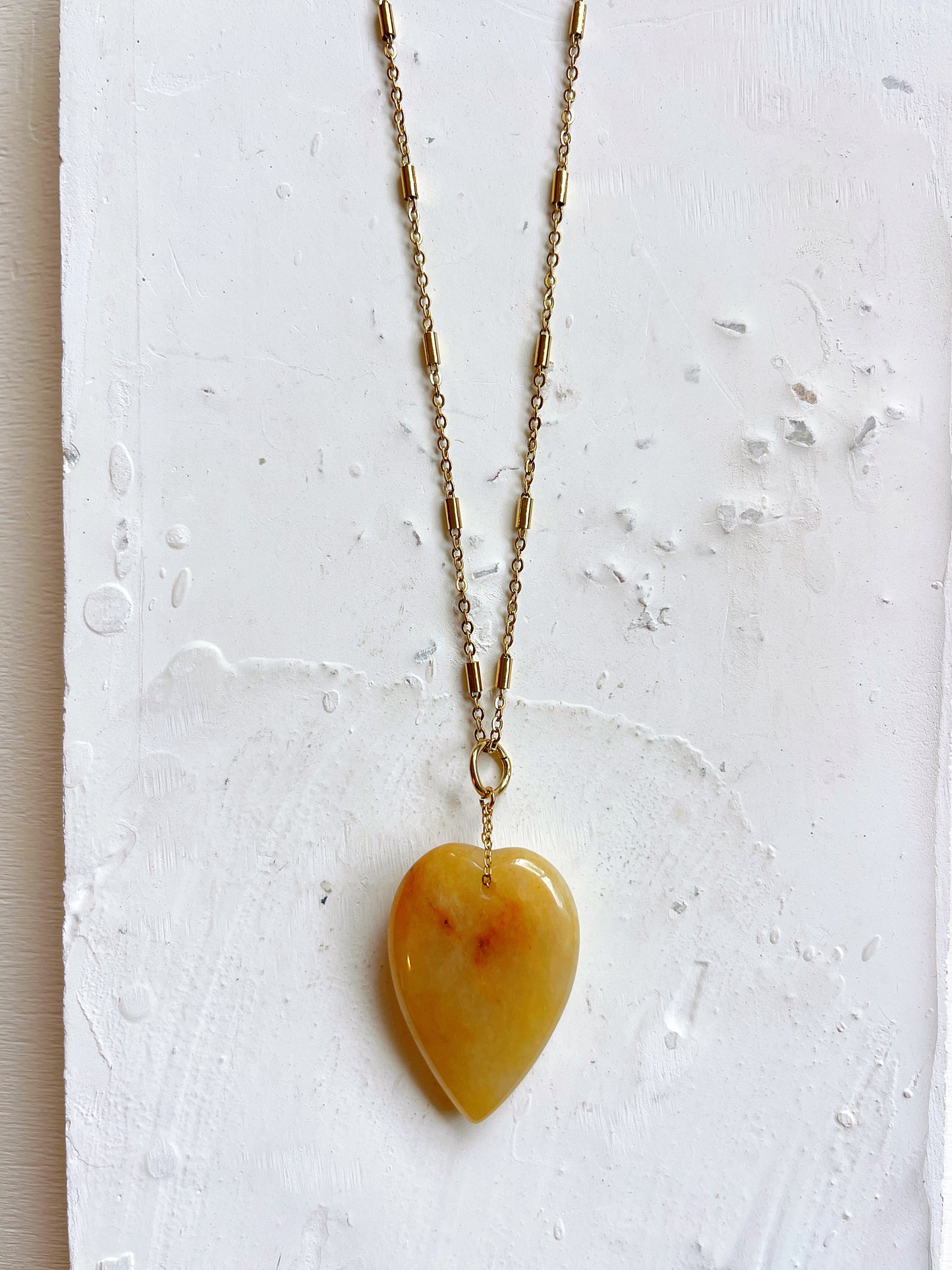 Collier SIXTINE - Aventurine jaune
