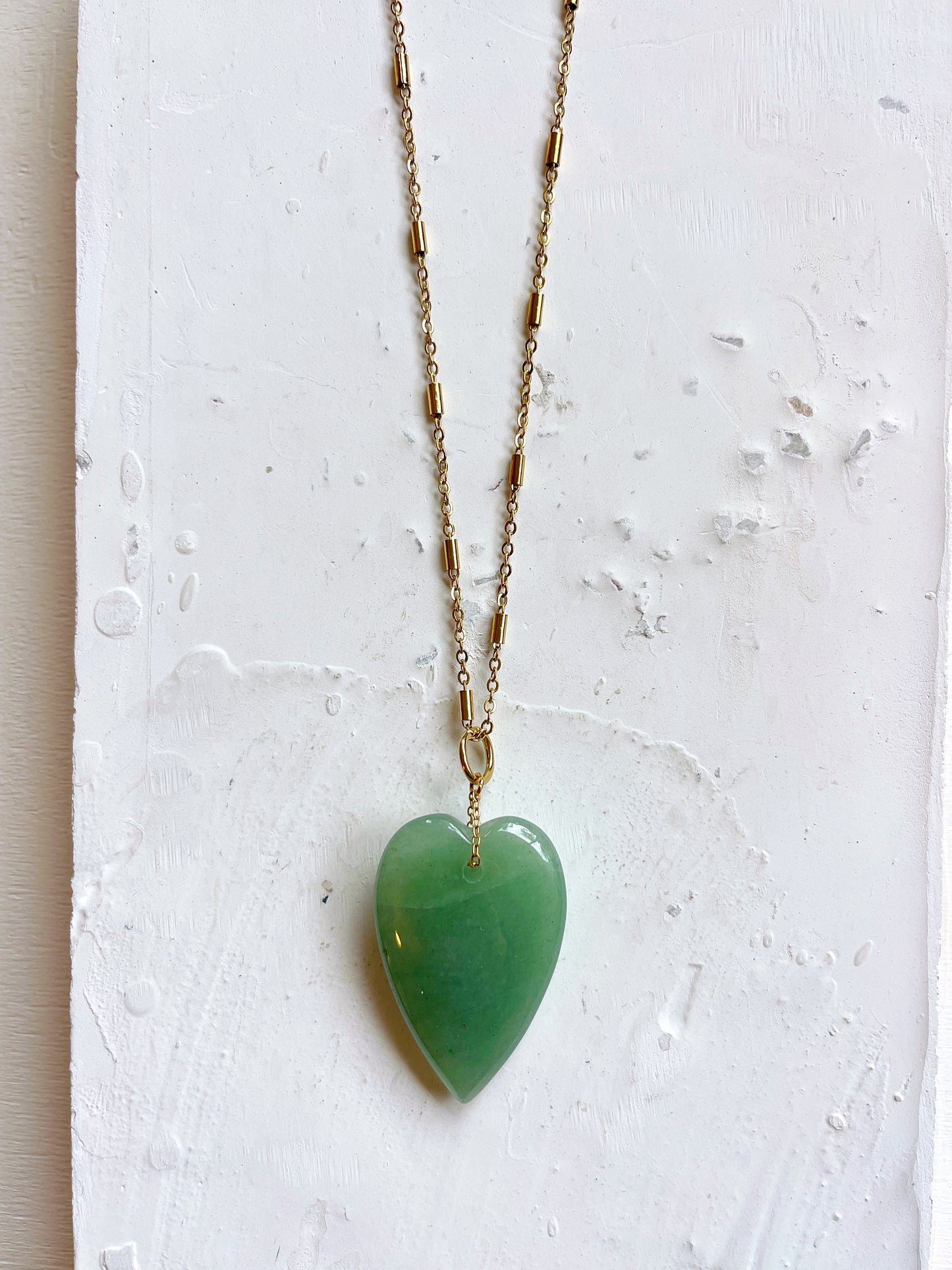 Collier SIXTINE - Aventurine verte