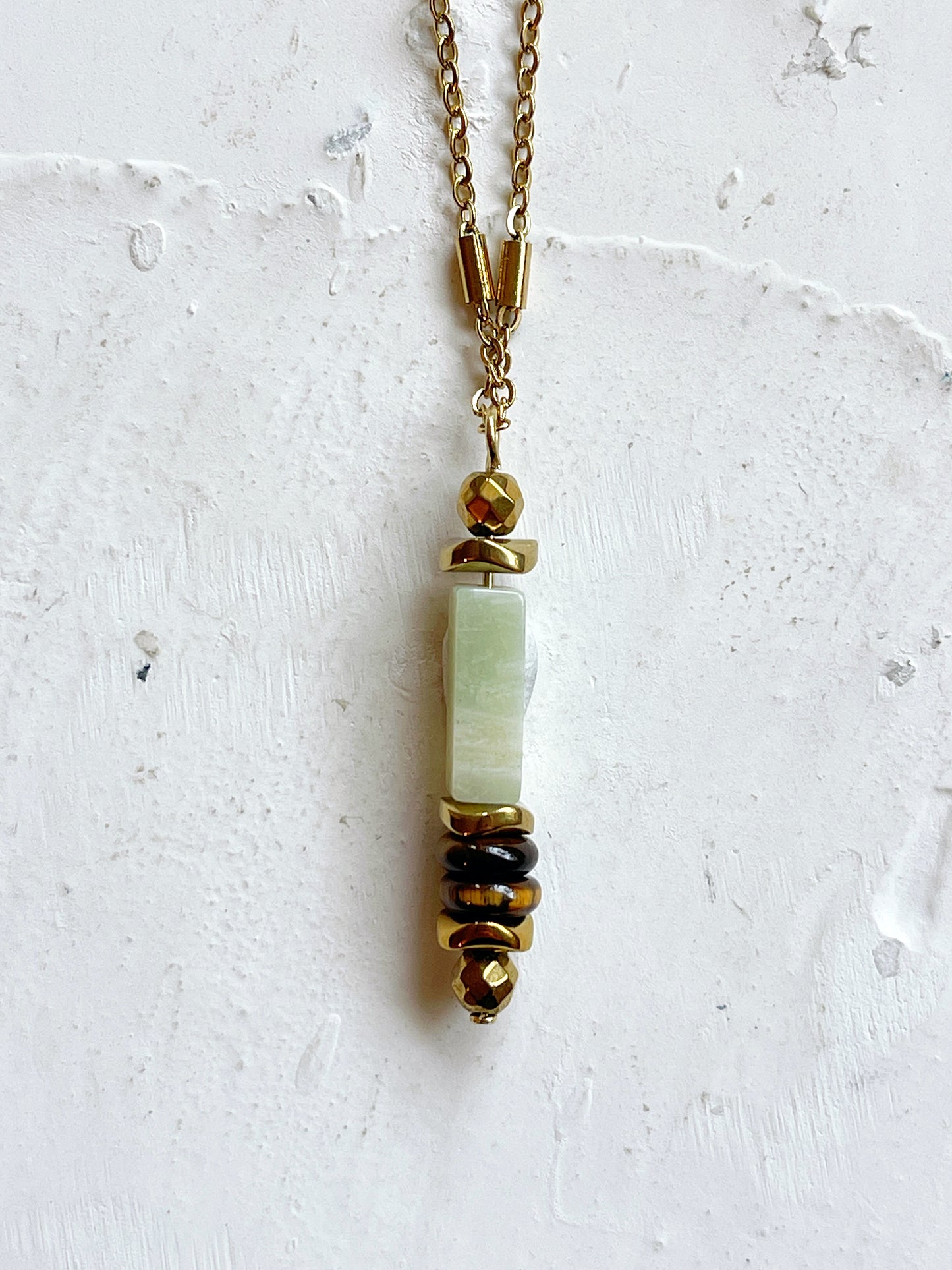 Collier LORETTE - Amazonite