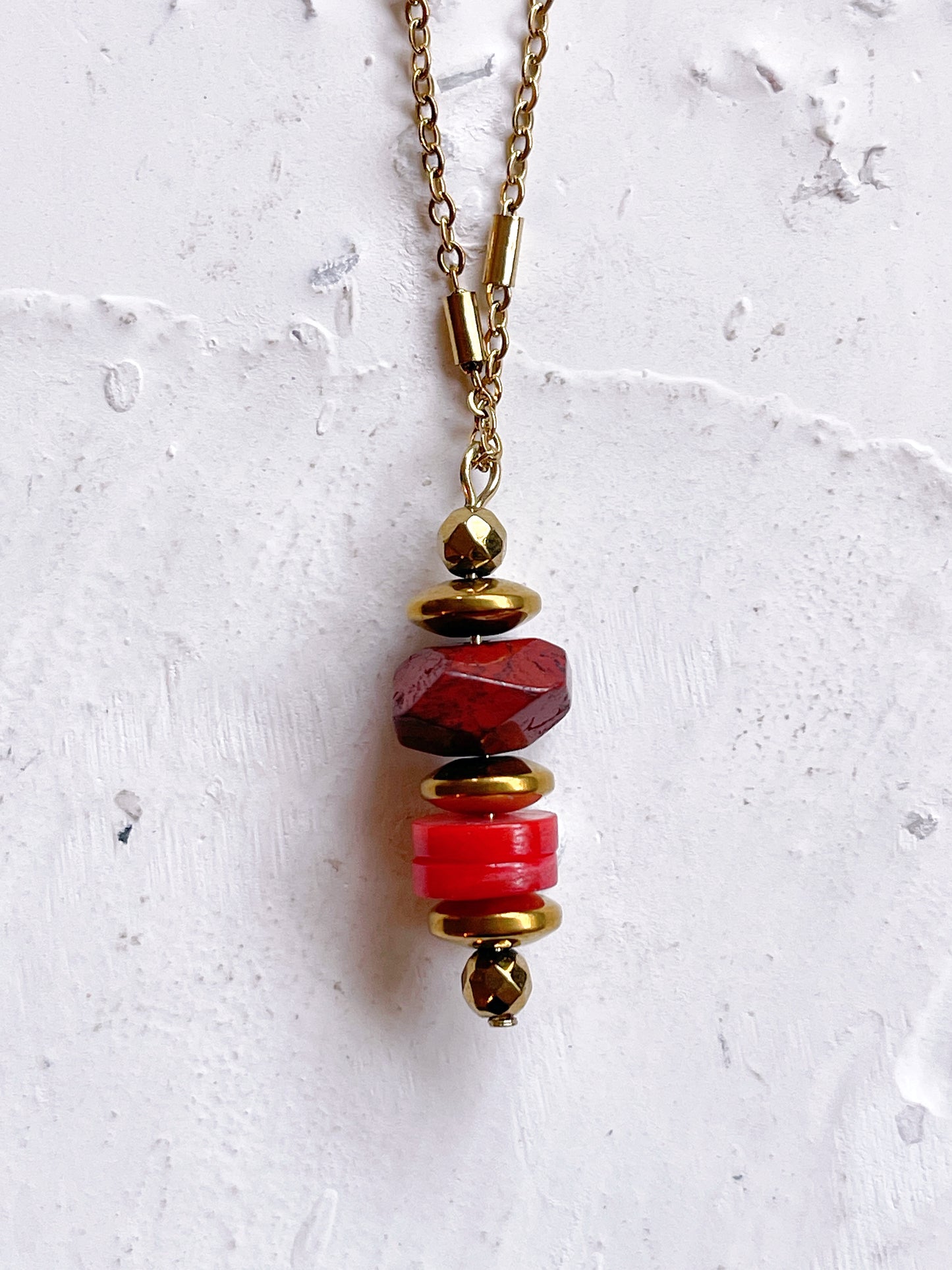 Collier LORETTE - Piment