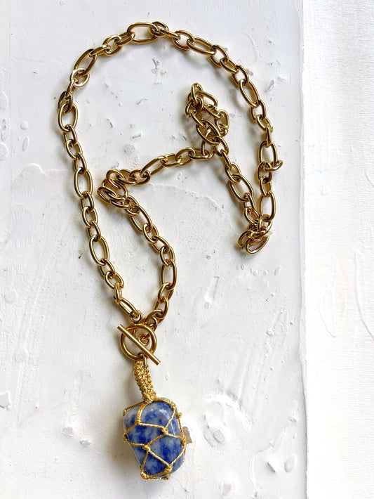 Collier LOLY - Sodalite