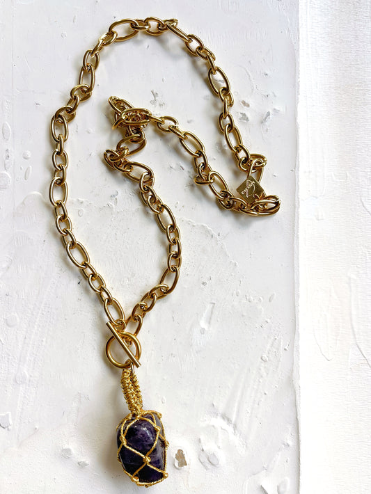 Collier LOLY - Améthyste