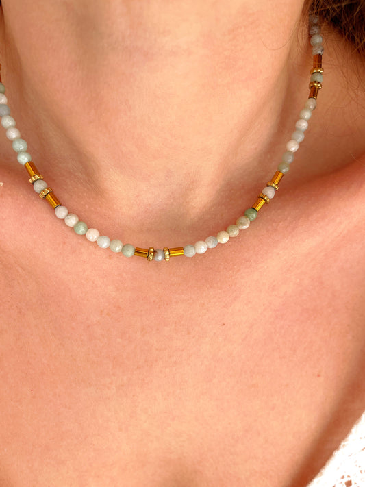 Collier URBA - Amazonite