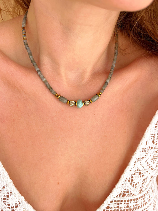Collier UBUD - Labradorite