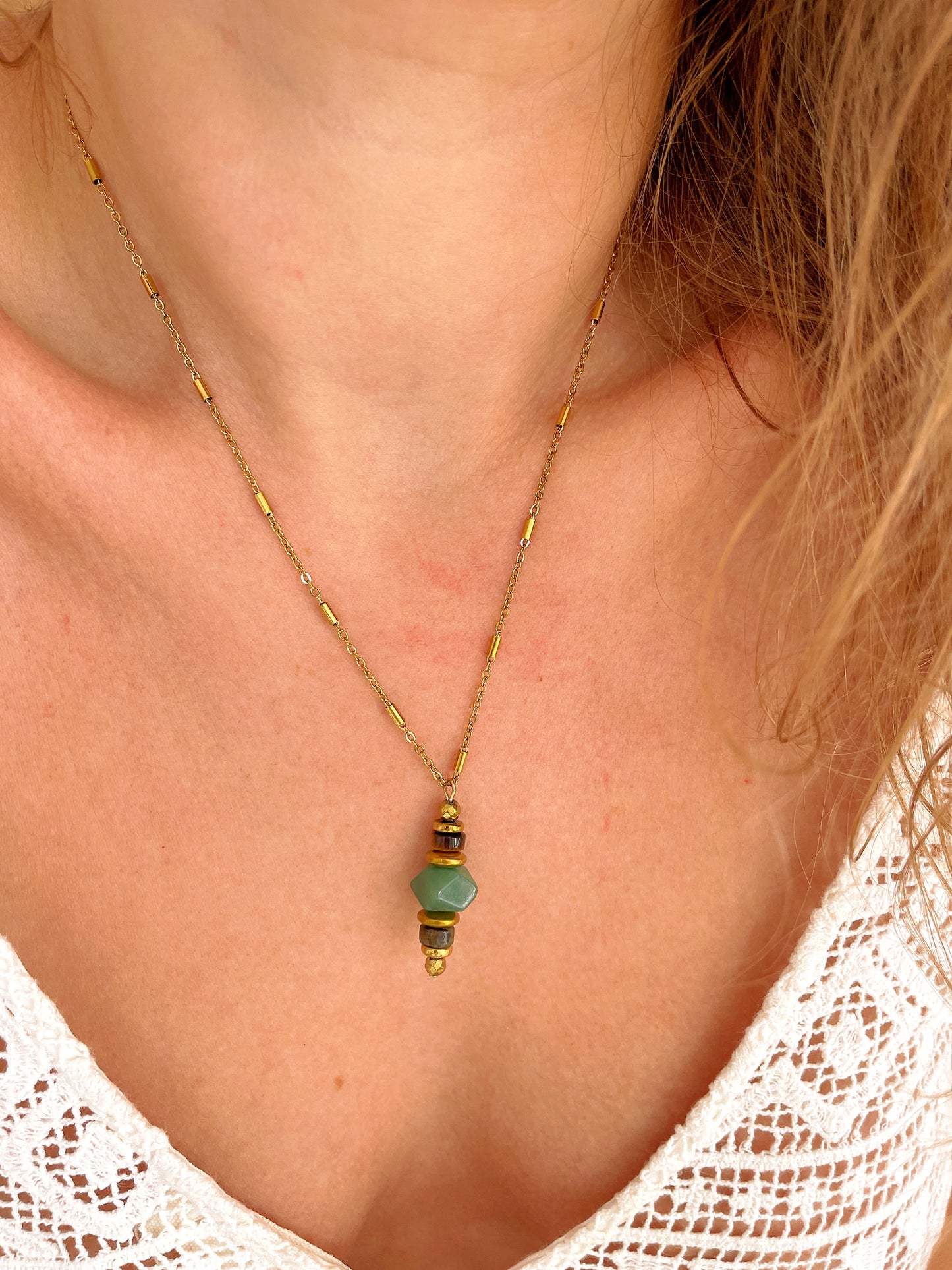 Collier LORETTE - Lime