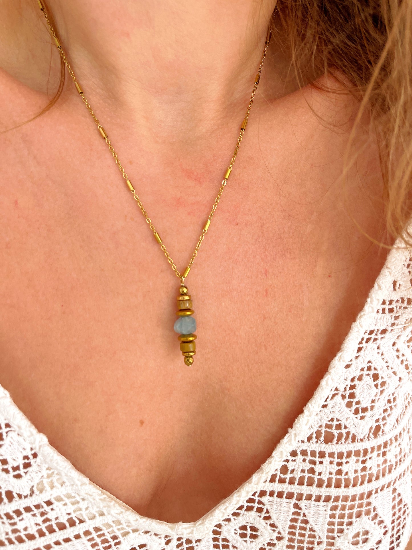Collier LORETTE - Aqua