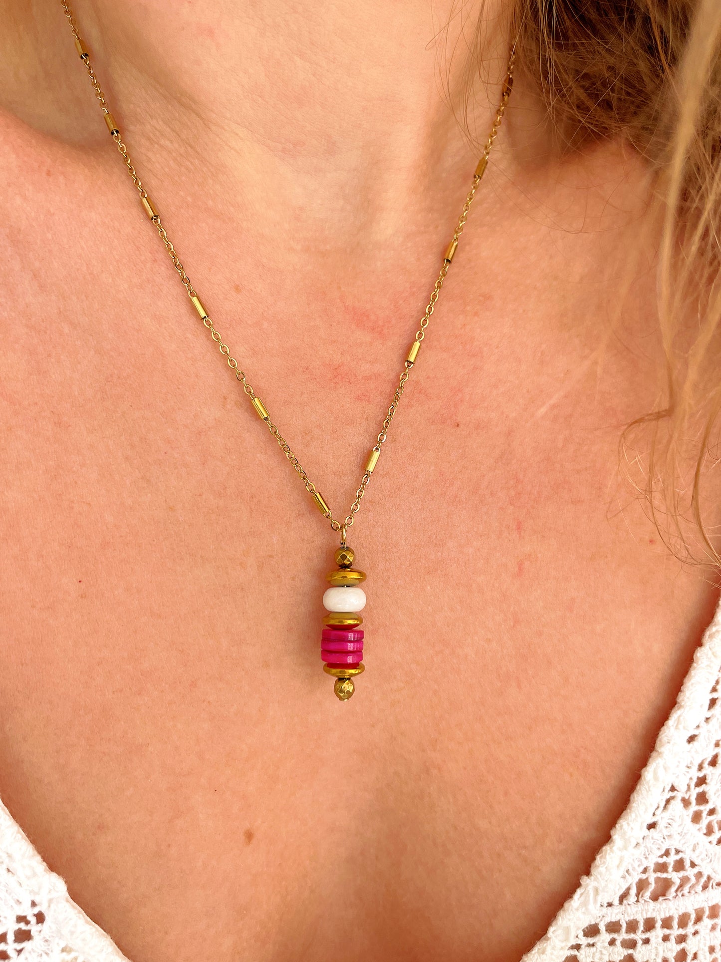 Collier LORETTE - Pink
