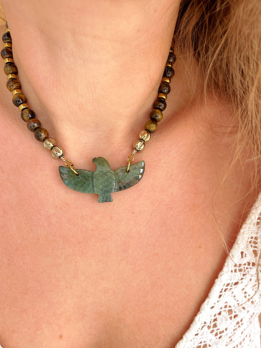 Collier UMI - Oeil de tigre