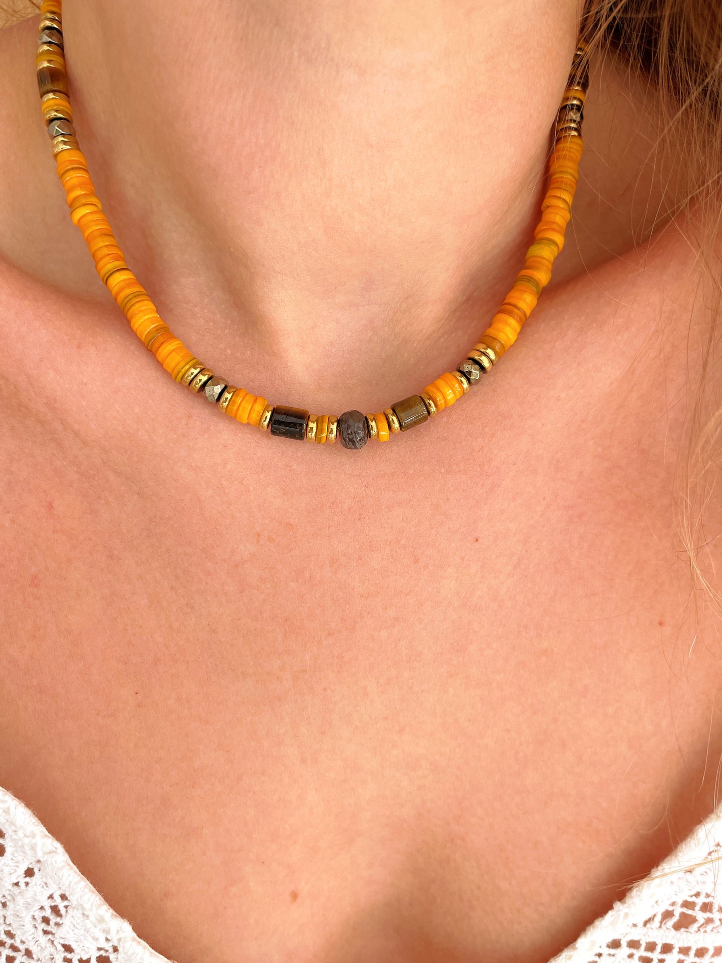 Collier UBA - Tangerine