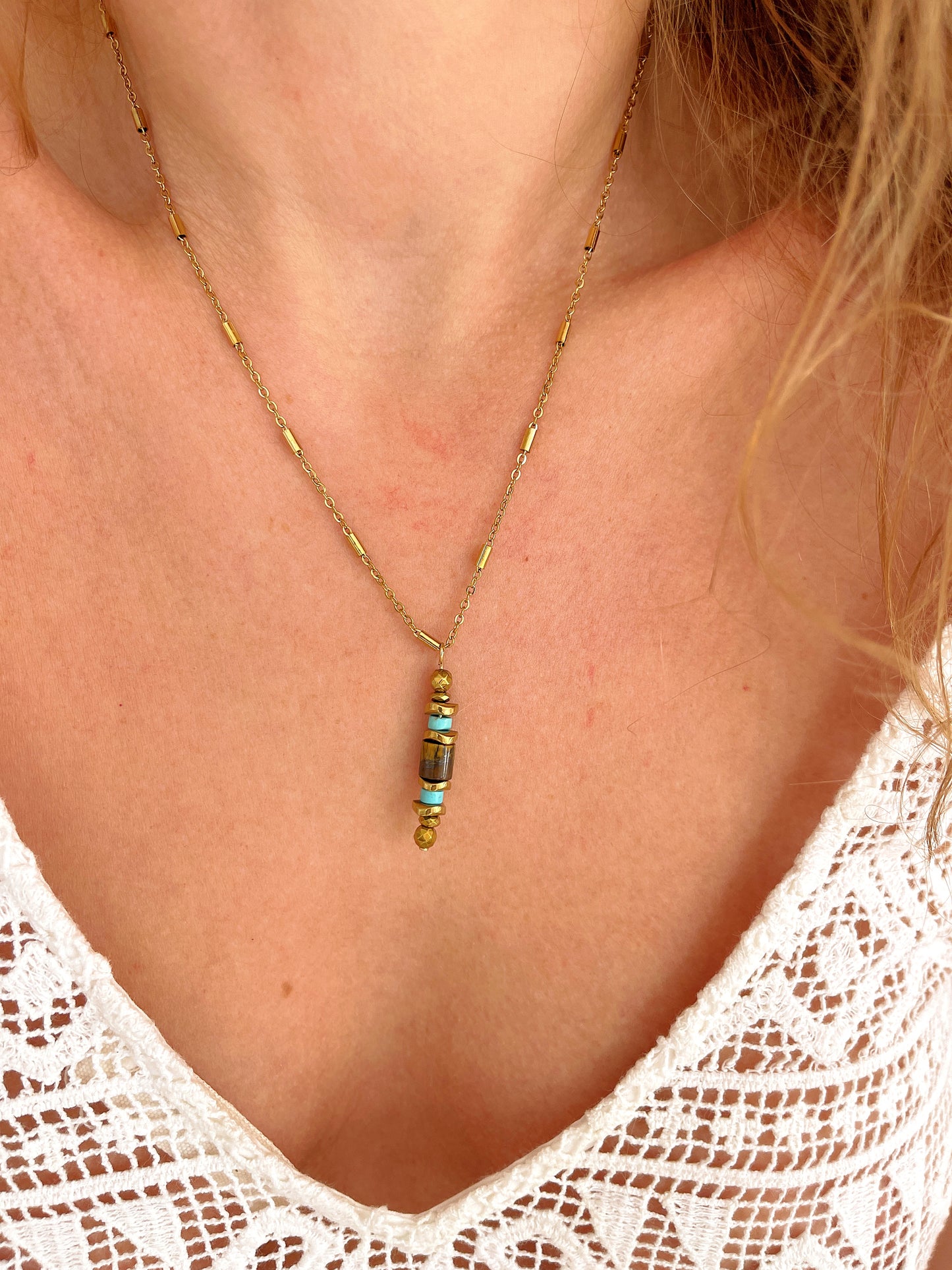 Collier LORETTE - Turquoise