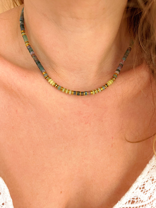 Collier SILAS - Agate indienne