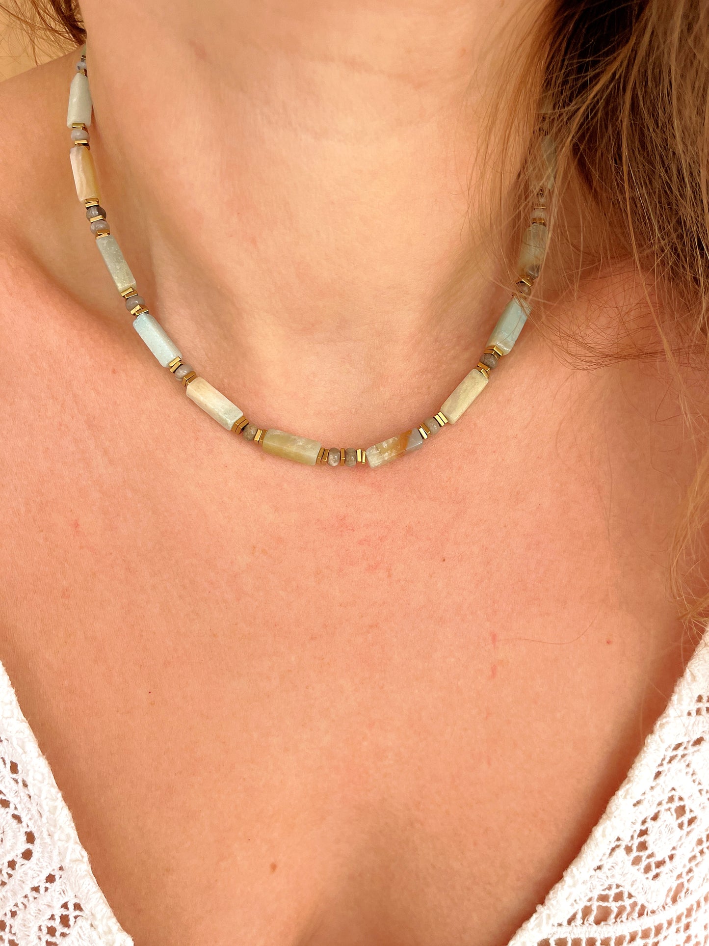 Collier THEOPHILE - Amazonite