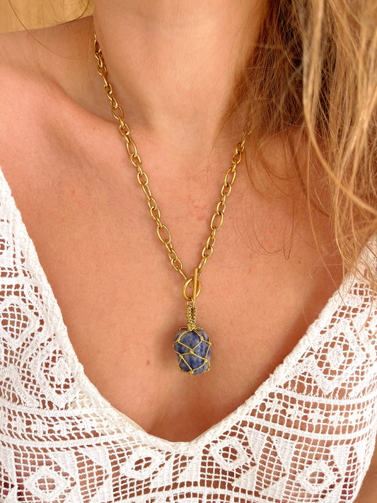 Collier LOLY - Sodalite