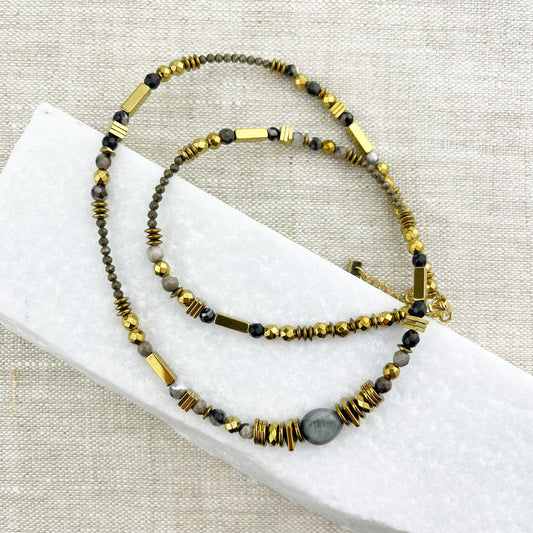 Collier MARGOT - agate