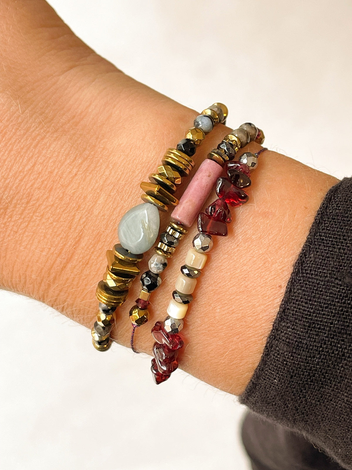 Bracelet MANY - agate