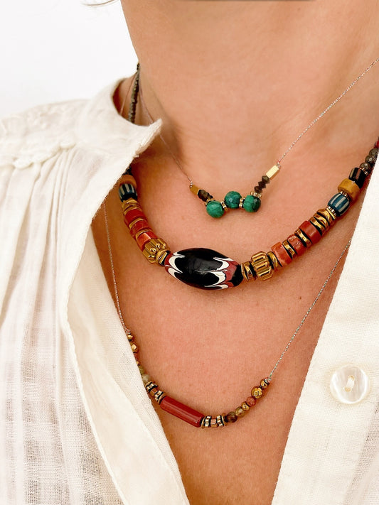 Collier MARTIN - malachite