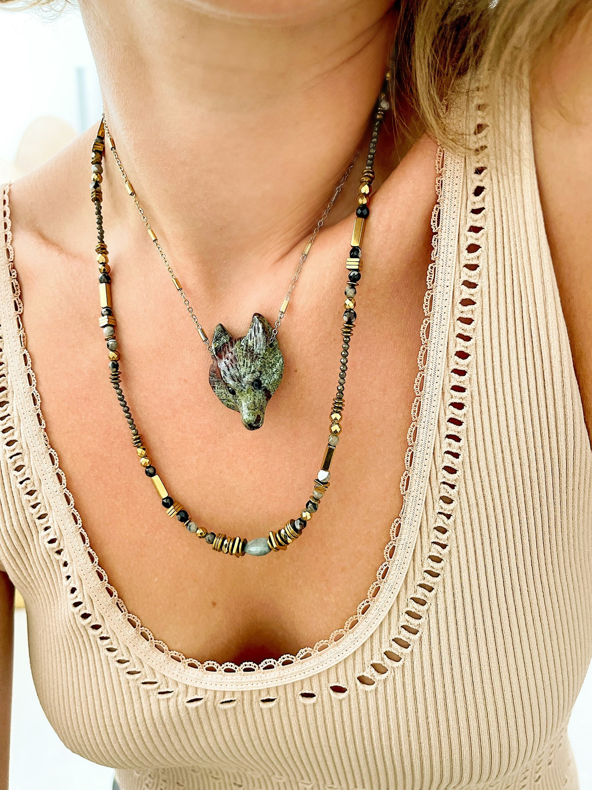 Collier MARGOT - agate