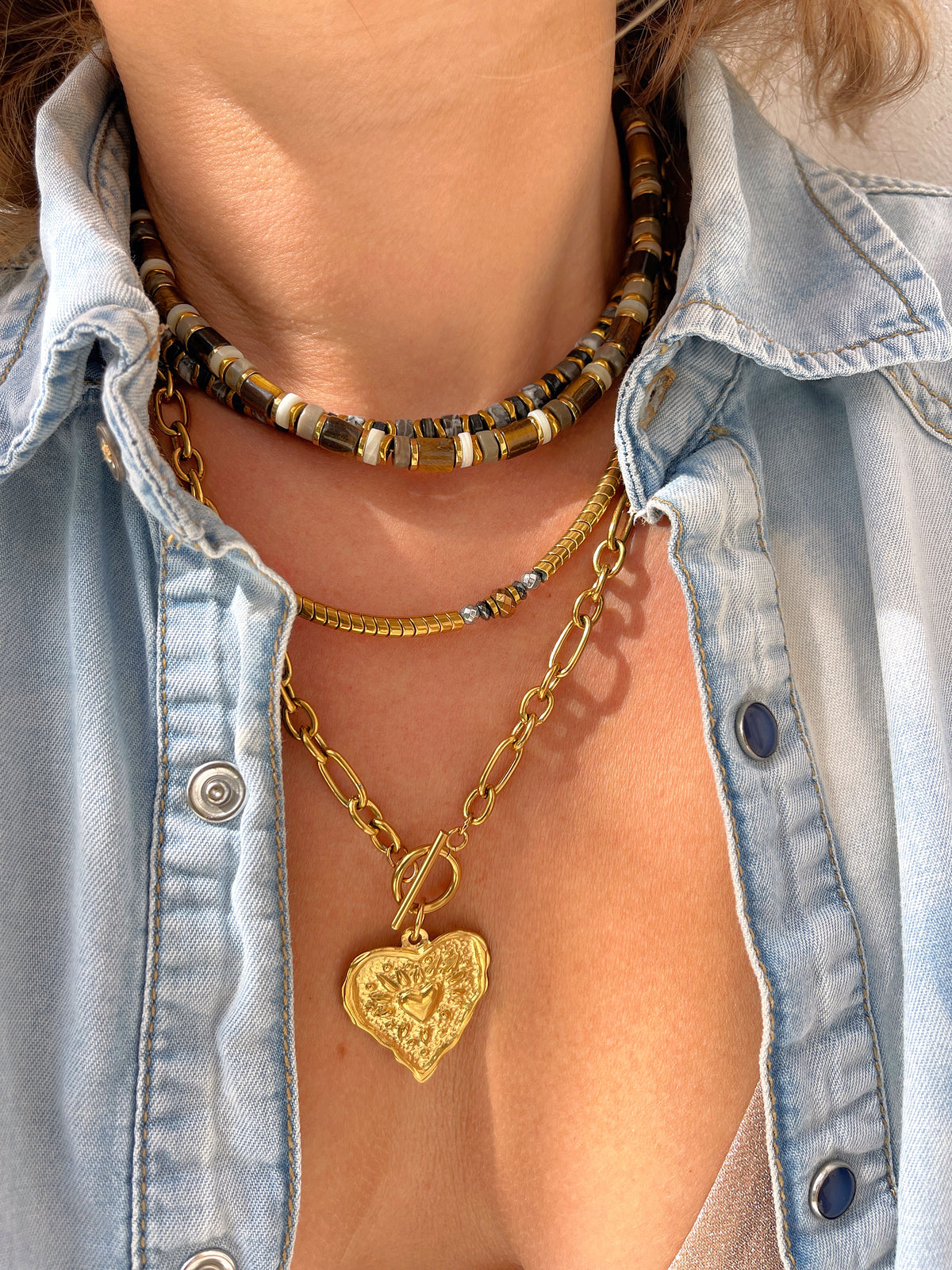 Collier RICO - jade