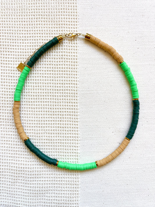 Collier ROMANE - sapin/ pomme