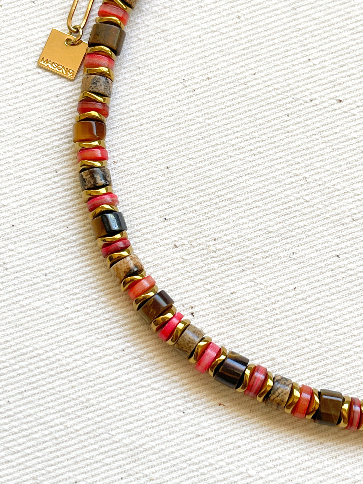 Collier RICO - oeil de tigre