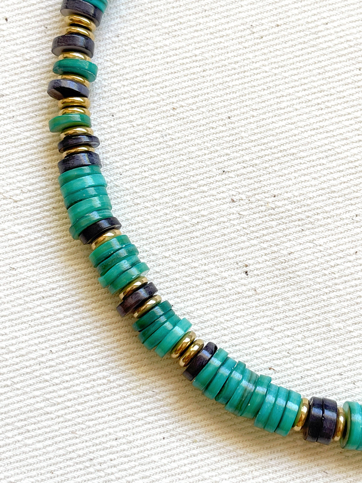 Collier ROSETTA - green