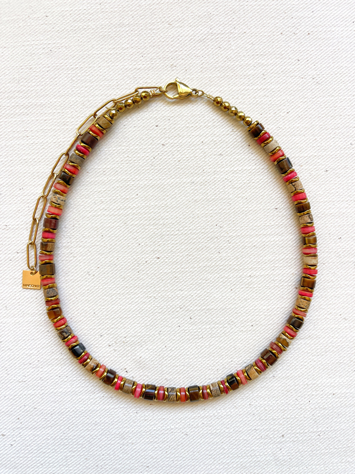 Collier RICO - oeil de tigre