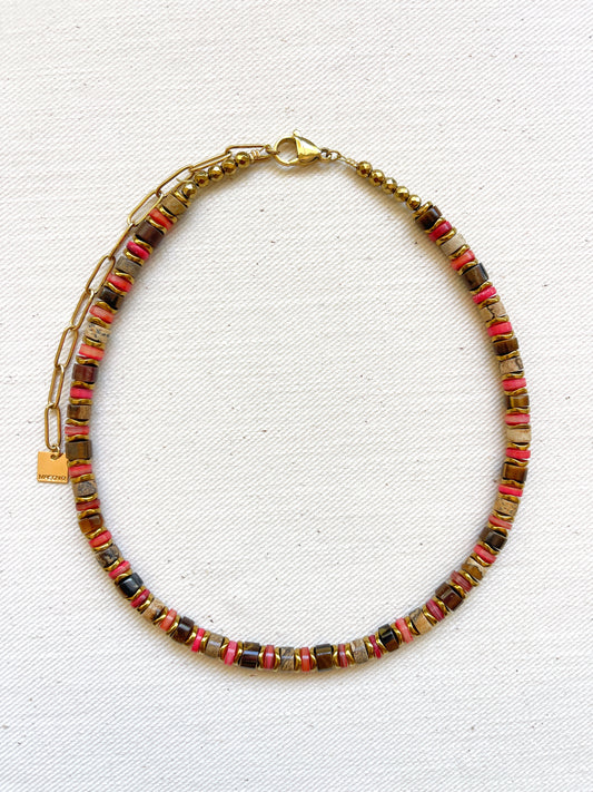 Collier RICO - oeil de tigre