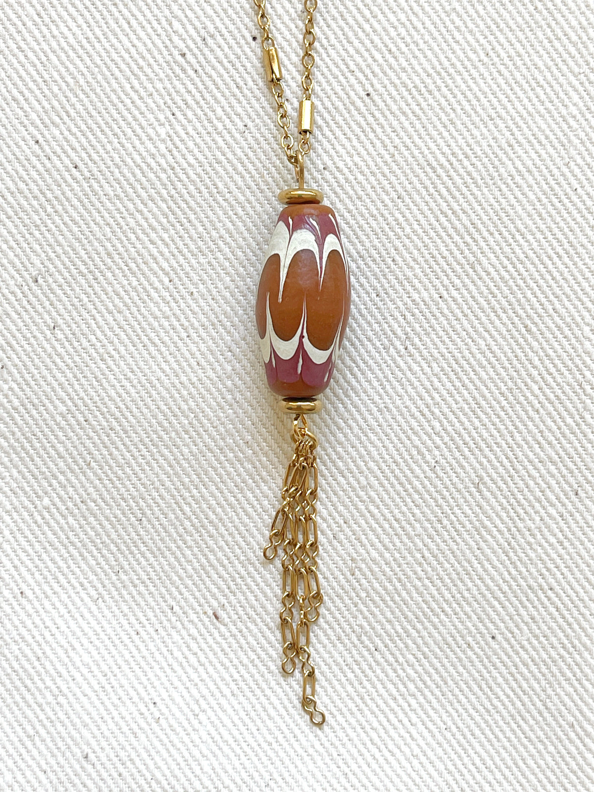 Collier RUBY - paprika